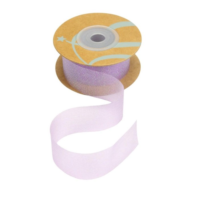 NASTRO IRISE'ORGANZA MM25X25MT LILLA